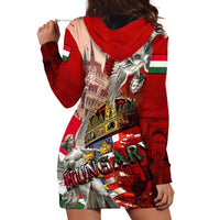 Hungary Hoodie Dress Crowned with History Guarded by Angels