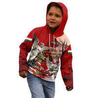 Hungary Kid Hoodie Crowned with History Guarded by Angels