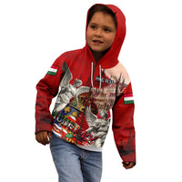 Hungary Kid Hoodie Crowned with History Guarded by Angels