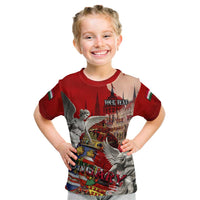 Hungary Kid T Shirt Crowned with History Guarded by Angels
