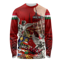 Hungary Long Sleeve Shirt Crowned with History Guarded by Angels