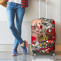 Hungary Luggage Cover Crowned with History Guarded by Angels