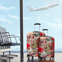 Hungary Luggage Cover Crowned with History Guarded by Angels