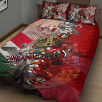 Hungary Quilt Bed Set Crowned with History Guarded by Angels