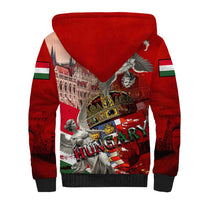 Hungary Sherpa Hoodie Crowned with History Guarded by Angels