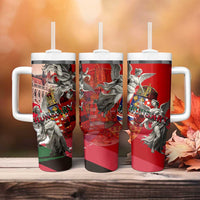 Hungary Tumbler With Handle Crowned with History Guarded by Angels