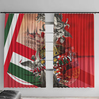 Hungary Window Curtain Crowned with History Guarded by Angels