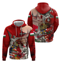 Hungary Zip Hoodie Crowned with History Guarded by Angels