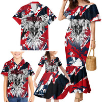 Serbia Family Matching Mermaid Dress and Hawaiian Shirt Like the Phoenix – Rising from Ashes with Pride and Power