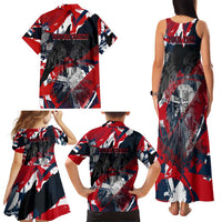 Serbia Family Matching Tank Maxi Dress and Hawaiian Shirt Like the Phoenix – Rising from Ashes with Pride and Power