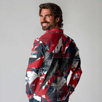 Serbia Long Sleeve Polo Shirt Like the Phoenix – Rising from Ashes with Pride and Power