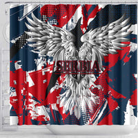 Serbia Shower Curtain Like the Phoenix – Rising from Ashes with Pride and Power