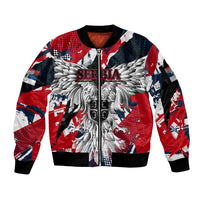 Serbia Sleeve Zip Bomber Jacket Like the Phoenix – Rising from Ashes with Pride and Power