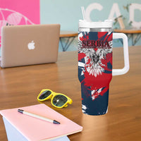 Serbia Tumbler With Handle Like the Phoenix – Rising from Ashes with Pride and Power