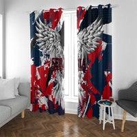 Serbia Window Curtain Like the Phoenix – Rising from Ashes with Pride and Power