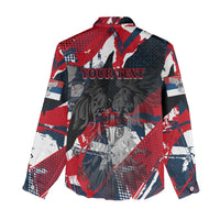 Serbia Women Casual Shirt Like the Phoenix – Rising from Ashes with Pride and Power