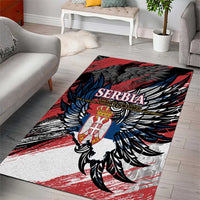 Serbia Area Rug Wings of the Nation Crown of Heritage