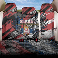 Serbia Back Car Seat Cover Wings of the Nation Crown of Heritage