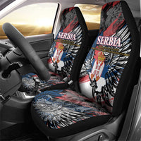 Serbia Car Seat Cover Wings of the Nation Crown of Heritage