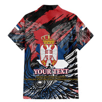 Serbia Family Matching Mermaid Dress and Hawaiian Shirt Wings of the Nation Crown of Heritage