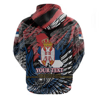 Serbia Hoodie Wings of the Nation Crown of Heritage