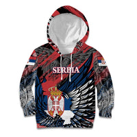 Serbia Kid Hoodie Wings of the Nation Crown of Heritage