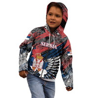 Serbia Kid Hoodie Wings of the Nation Crown of Heritage