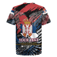 Serbia Rugby Jersey Wings of the Nation Crown of Heritage
