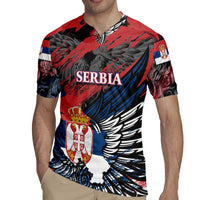 Serbia Rugby Jersey Wings of the Nation Crown of Heritage