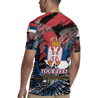 Serbia Rugby Jersey Wings of the Nation Crown of Heritage