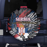 Serbia Spare Tire Cover Wings of the Nation Crown of Heritage