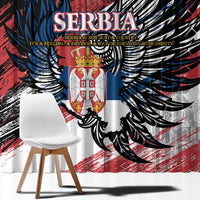 Serbia Window Curtain Wings of the Nation Crown of Heritage