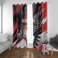 Serbia Window Curtain Wings of the Nation Crown of Heritage