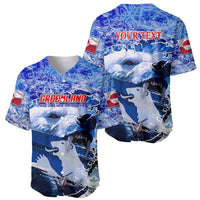 Greenland Baseball Jersey Polar Bear Power You Snow Much
