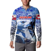 Greenland Button Sweatshirt Polar Bear Power You Snow Much