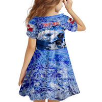 Greenland Family Matching Off Shoulder Short Dress and Hawaiian Shirt Polar Bear Power You Snow Much