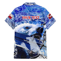 Greenland Family Matching Off Shoulder Short Dress and Hawaiian Shirt Polar Bear Power You Snow Much