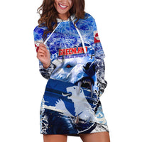 Greenland Hoodie Dress Polar Bear Power You Snow Much