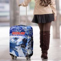 Greenland Luggage Cover Polar Bear Power You Snow Much
