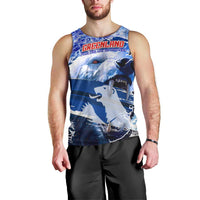 Greenland Men Tank Top Polar Bear Power You Snow Much