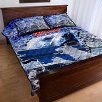 Greenland Quilt Bed Set Polar Bear Power You Snow Much