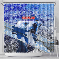 Greenland Shower Curtain Polar Bear Power You Snow Much