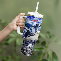 Greenland Tumbler With Handle Polar Bear Power You Snow Much