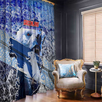 Greenland Window Curtain Polar Bear Power You Snow Much