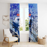 Greenland Window Curtain Polar Bear Power You Snow Much