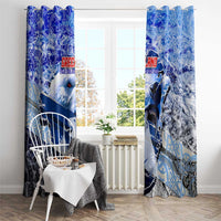 Greenland Window Curtain Polar Bear Power You Snow Much