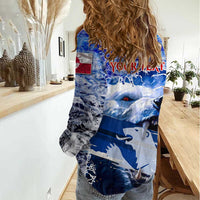 Greenland Women Casual Shirt Polar Bear Power You Snow Much