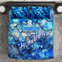 Greenland Hometown Bedding Set Land of Ice Land of Wonder Land of Heart