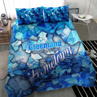 Greenland Hometown Bedding Set Land of Ice Land of Wonder Land of Heart