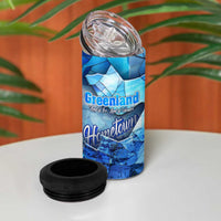 Greenland Hometown 4 in 1 Can Cooler Tumbler Land of Ice Land of Wonder Land of Heart